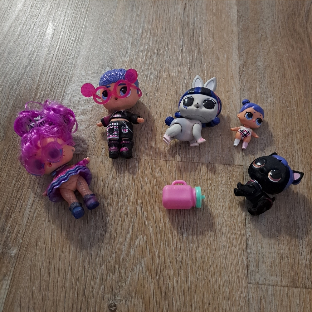 L.O.L SURPRISE! Dolls Adorable Purple and Pink Dolls with Cute Accessories